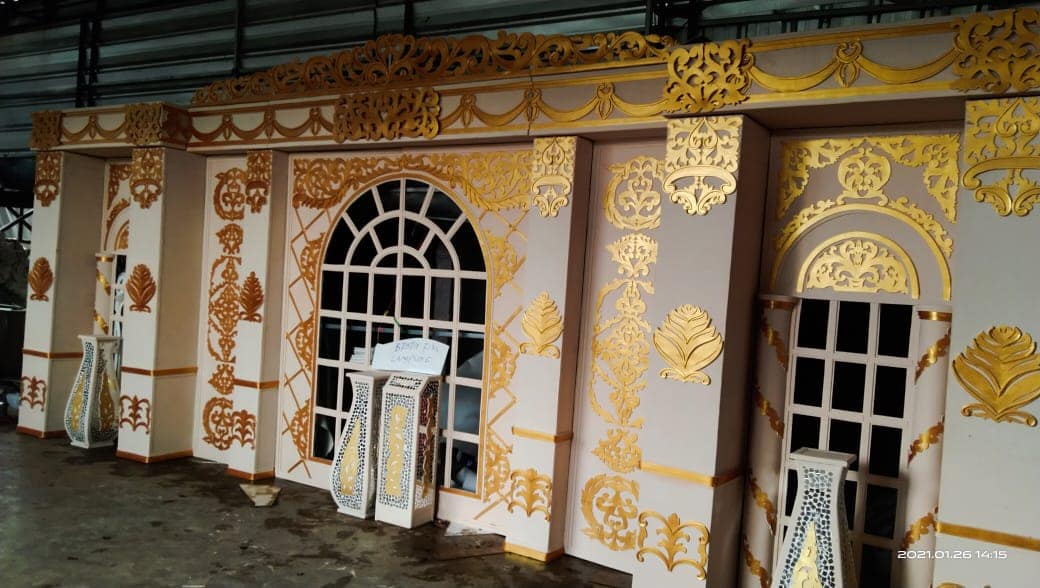 gebyok pelaminan/kaca pelaminan 4